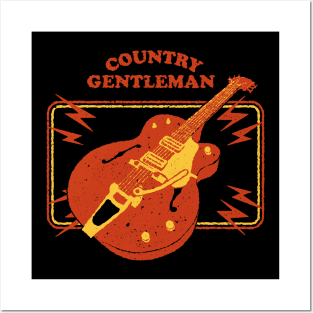 Country Gentleman Guitar Posters and Art